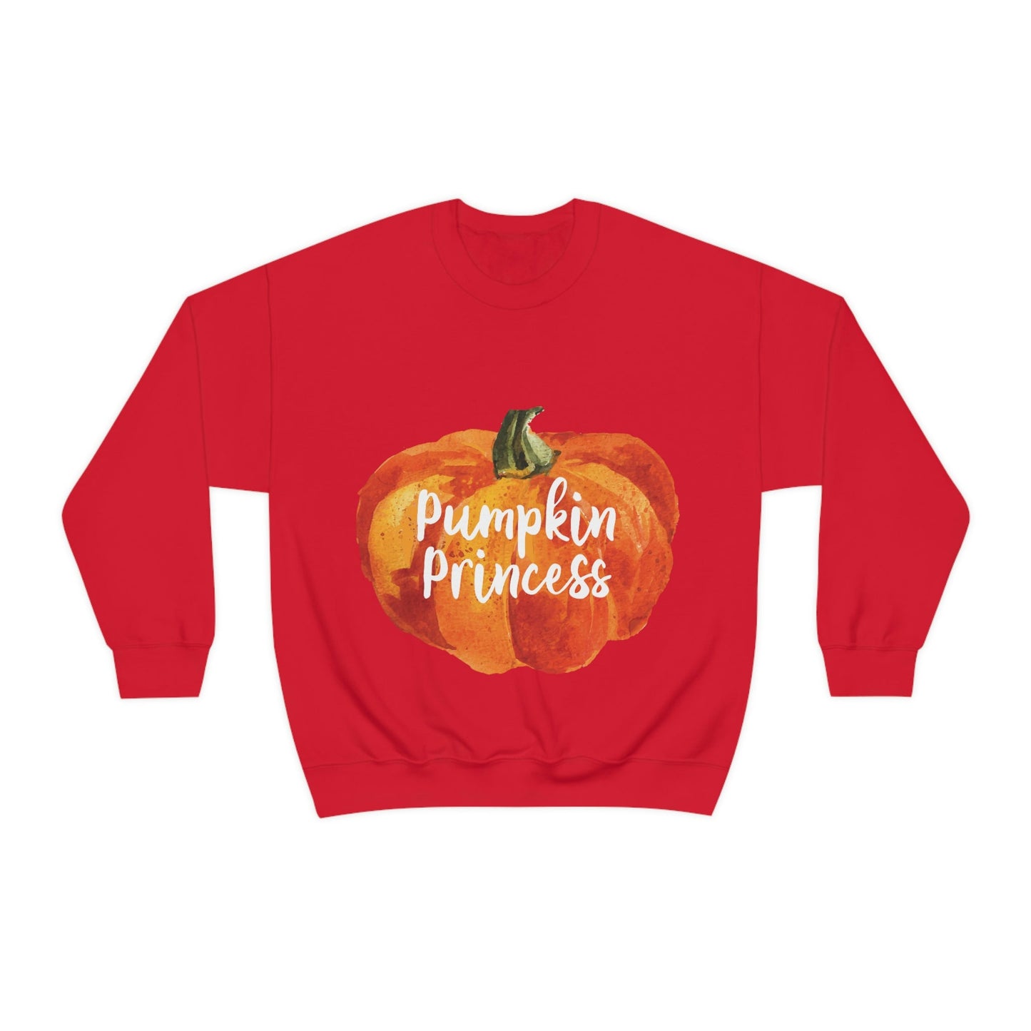 Pumpkin Halloween Princess Spooky Monster Jack O Lantern Unisex Heavy Blend™ Crewneck Sweatshirt Ichaku [Perfect Gifts Selection]