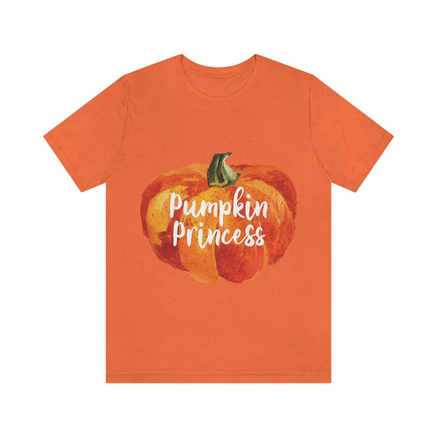 Pumpkin Halloween Princess Spooky Monster Jack O Lantern Unisex Jersey Short Sleeve T-Shirt Ichaku [Perfect Gifts Selection]