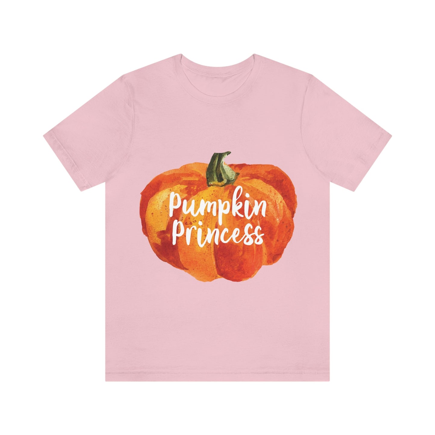 Pumpkin Halloween Princess Spooky Monster Jack O Lantern Unisex Jersey Short Sleeve T-Shirt Ichaku [Perfect Gifts Selection]