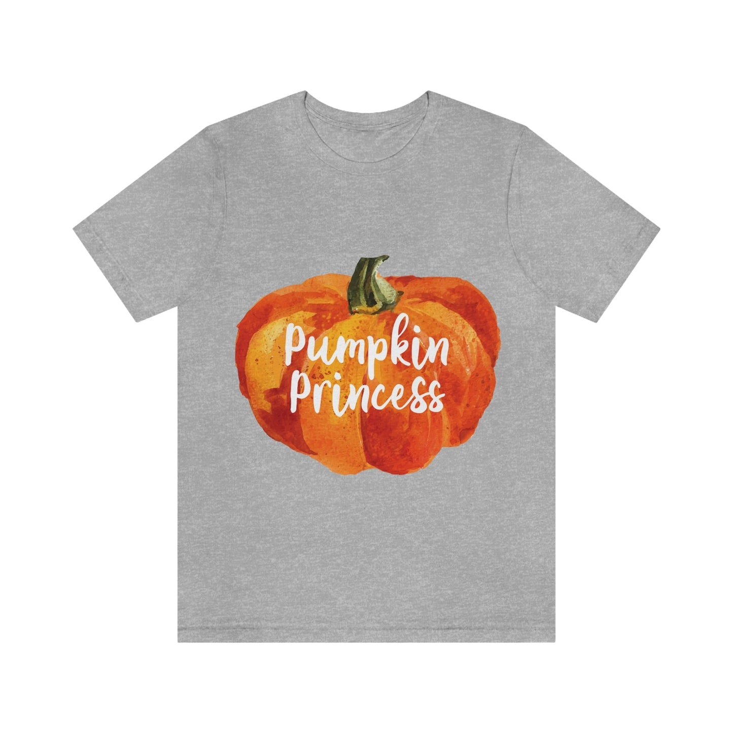 Pumpkin Halloween Princess Spooky Monster Jack O Lantern Unisex Jersey Short Sleeve T-Shirt Ichaku [Perfect Gifts Selection]