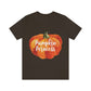 Pumpkin Halloween Princess Spooky Monster Jack O Lantern Unisex Jersey Short Sleeve T-Shirt Ichaku [Perfect Gifts Selection]