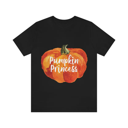 Pumpkin Halloween Princess Spooky Monster Jack O Lantern Unisex Jersey Short Sleeve T-Shirt Ichaku [Perfect Gifts Selection]