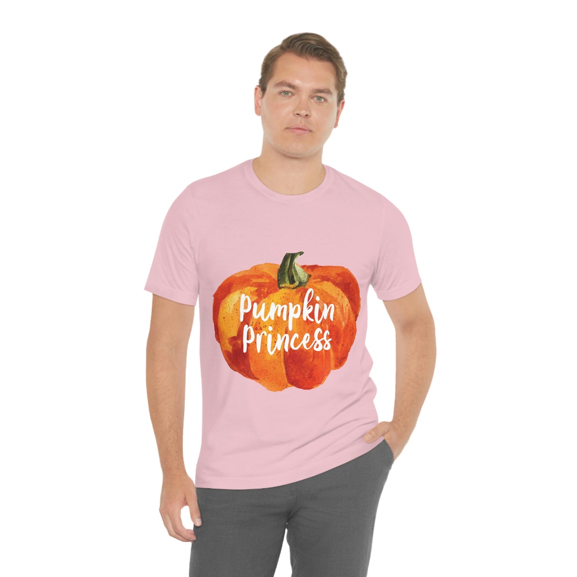 Pumpkin Halloween Princess Spooky Monster Jack O Lantern Unisex Jersey Short Sleeve T-Shirt Ichaku [Perfect Gifts Selection]