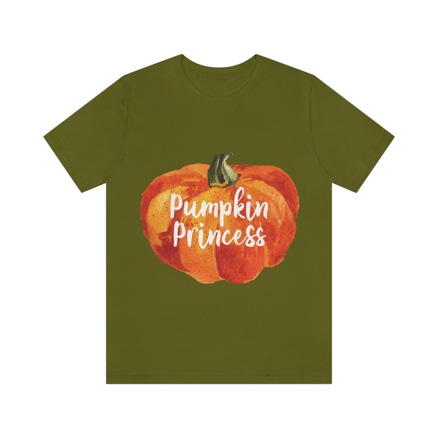 Pumpkin Halloween Princess Spooky Monster Jack O Lantern Unisex Jersey Short Sleeve T-Shirt Ichaku [Perfect Gifts Selection]