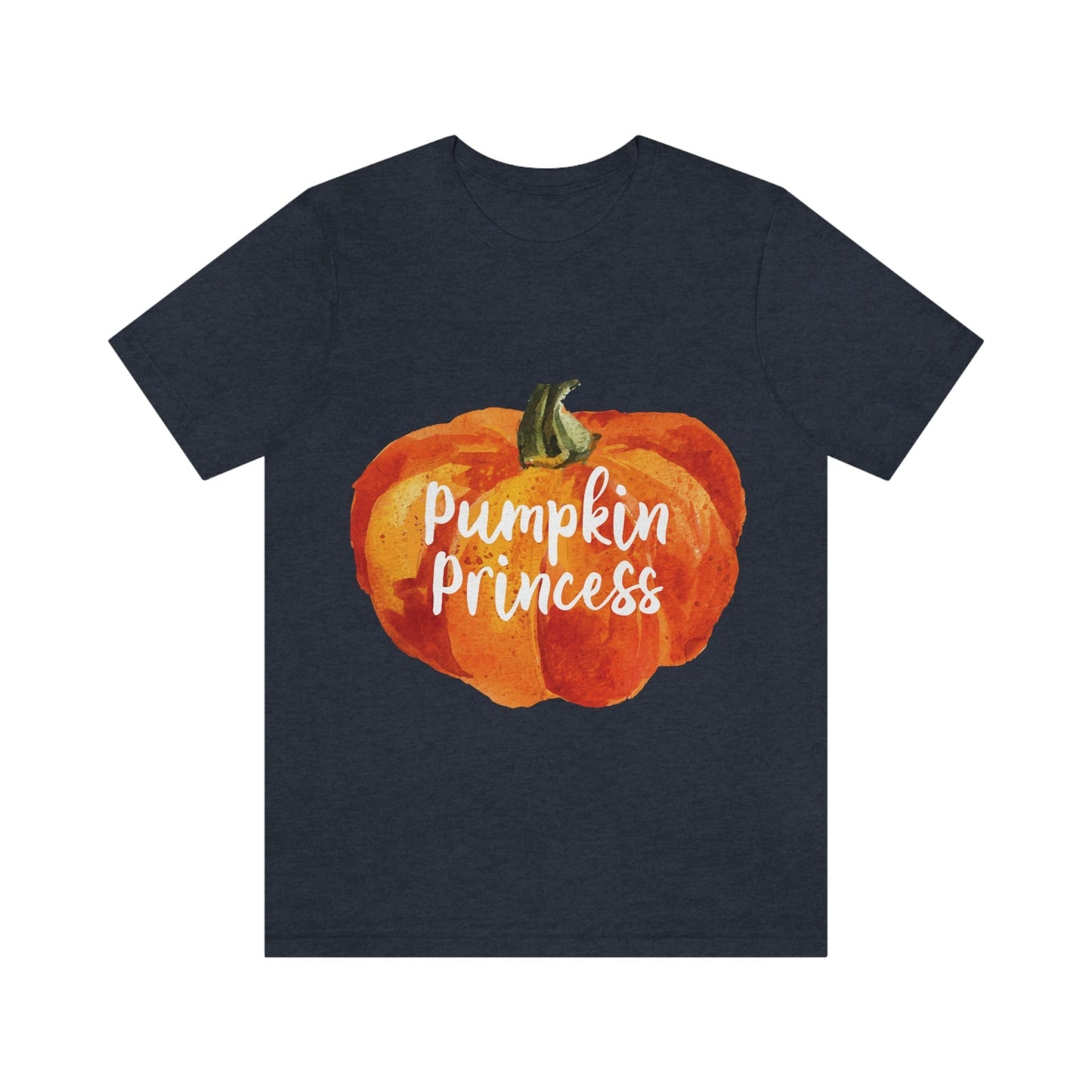 Pumpkin Halloween Princess Spooky Monster Jack O Lantern Unisex Jersey Short Sleeve T-Shirt Ichaku [Perfect Gifts Selection]