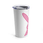 Pumpkin Latte The Fall Mood Pink Rabbit Stainless Steel Hot or Cold Vacuum Tumbler 20oz Ichaku [Perfect Gifts Selection]