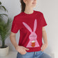 Pumpkin Latte The Fall Mood Pink Rabbit Unisex Jersey Short Sleeve T-Shirt Ichaku [Perfect Gifts Selection]