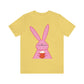 Pumpkin Latte The Fall Mood Pink Rabbit Unisex Jersey Short Sleeve T-Shirt Ichaku [Perfect Gifts Selection]