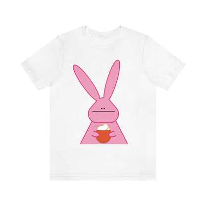 Pumpkin Latte The Fall Mood Pink Rabbit Unisex Jersey Short Sleeve T-Shirt Ichaku [Perfect Gifts Selection]