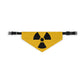 Radioactive Nuclear Radiation Symbol Black Border Pet Bandana Collar Ichaku [Perfect Gifts Selection]