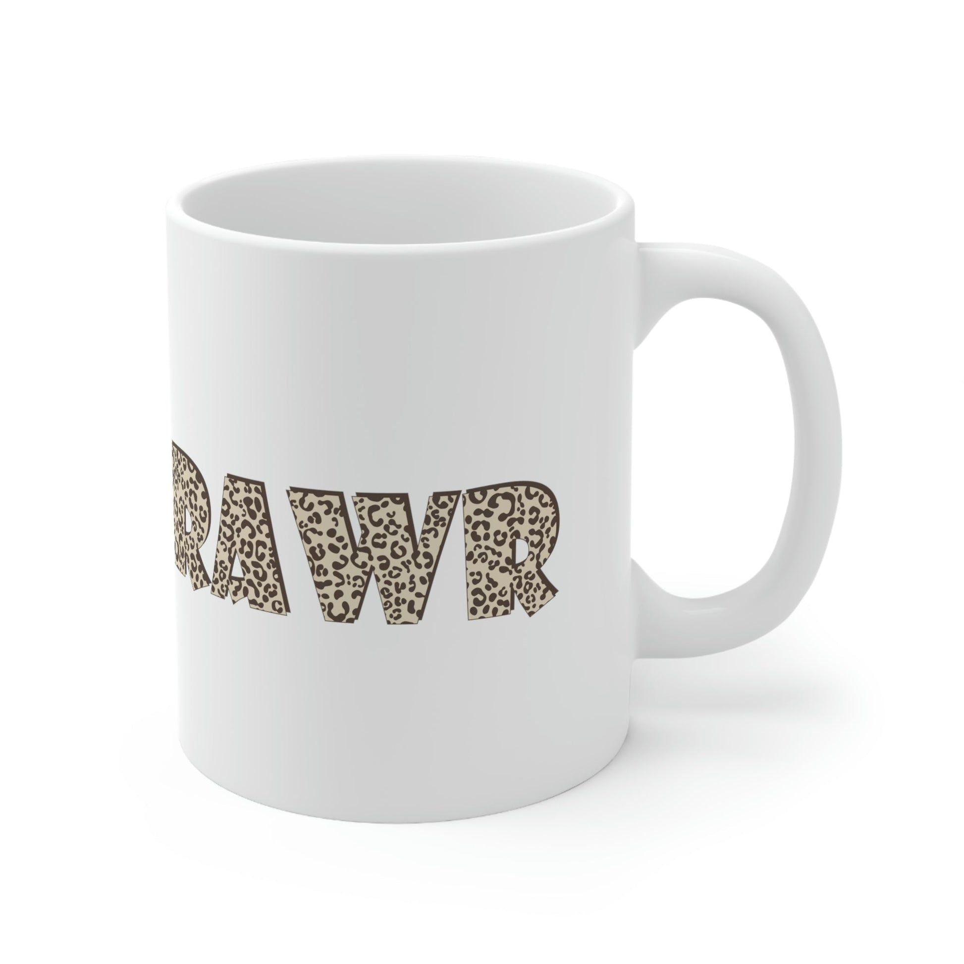 Rawr Leopard Animalistic Ceramic Mug 11oz Ichaku [Perfect Gifts Selection]