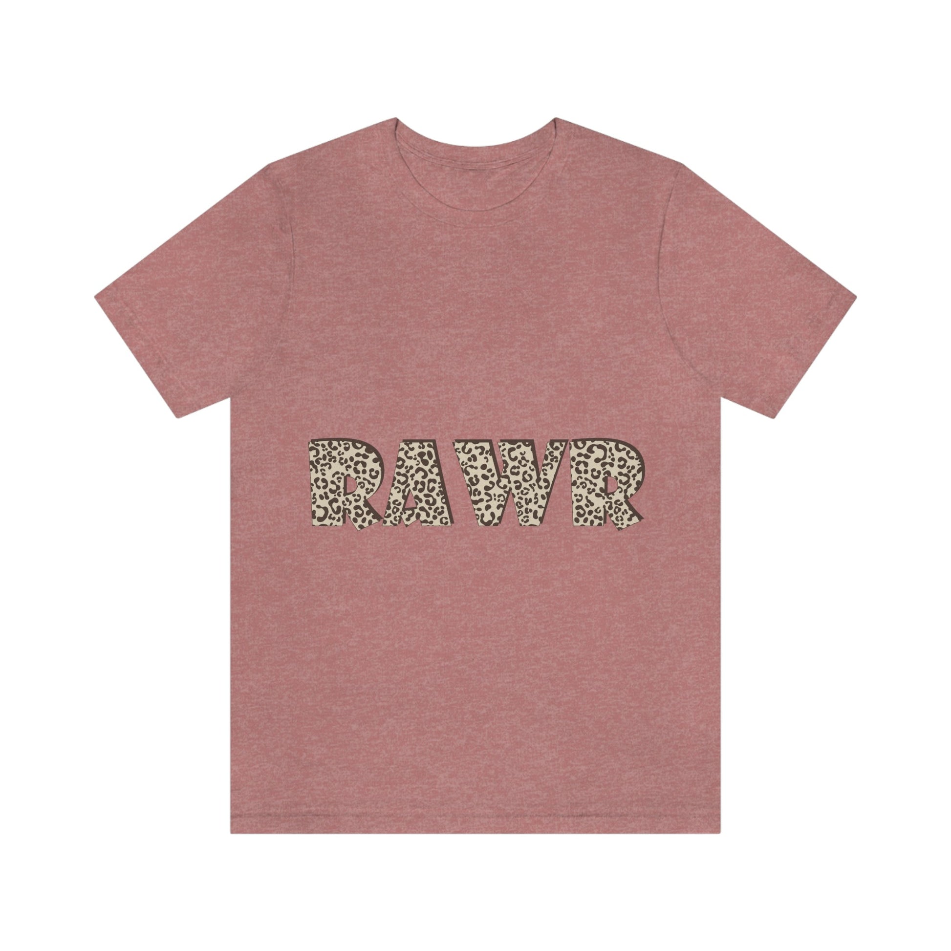 Rawr Leopard Animalistic Unisex Jersey Short Sleeve T-Shirt Ichaku [Perfect Gifts Selection]