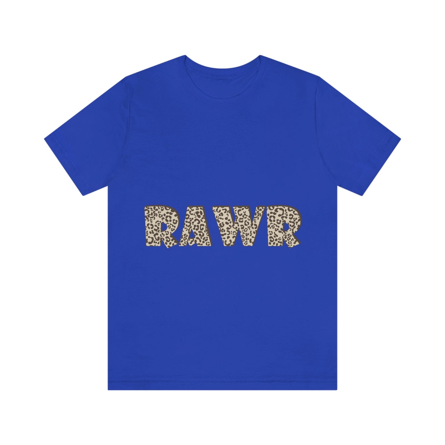 Rawr Leopard Animalistic Unisex Jersey Short Sleeve T-Shirt Ichaku [Perfect Gifts Selection]