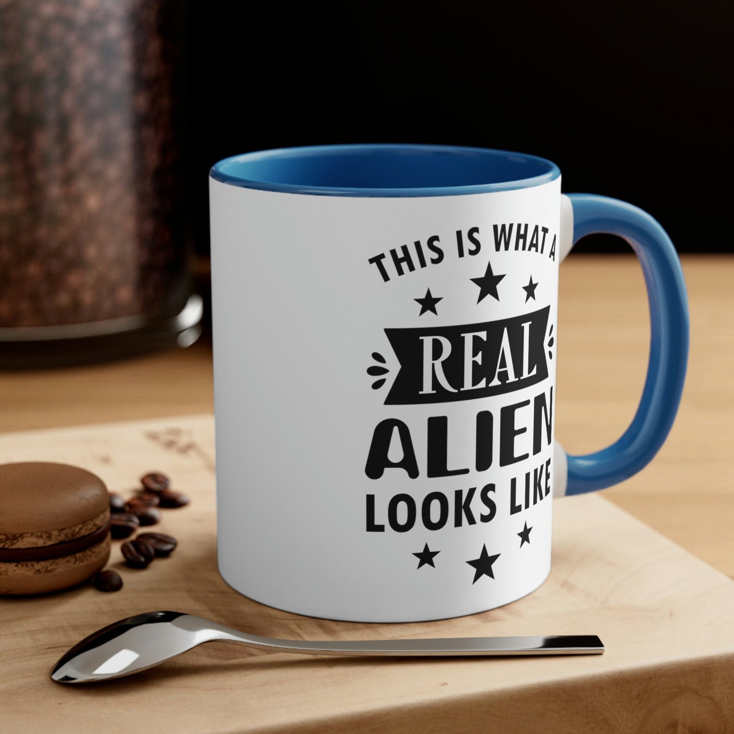 Real Alien Funny Slogan Sarcastic Quotes Classic Accent Coffee Mug 11oz Ichaku [Perfect Gifts Selection]