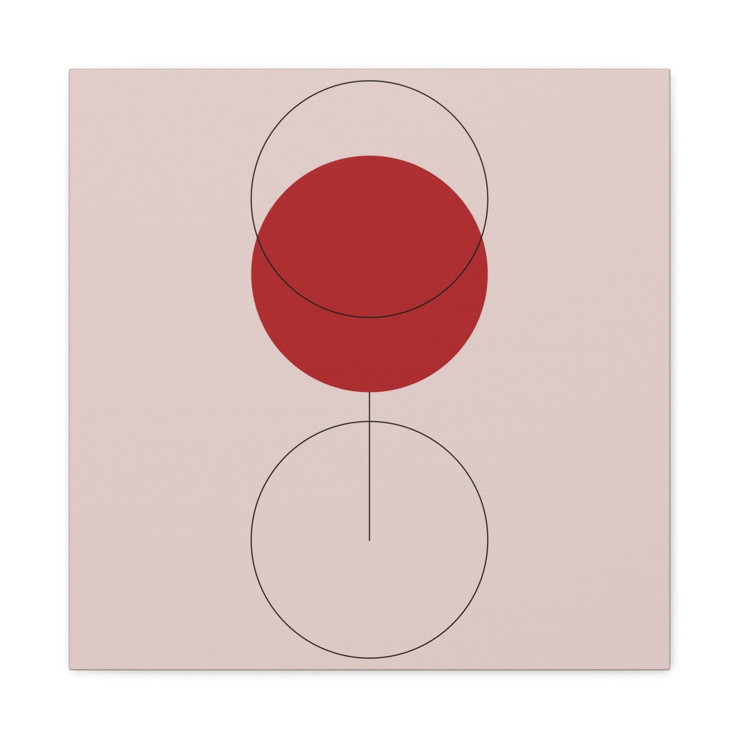 Red Wine Glass Minimal Art Aesthetic Classic Canvas Gallery Wraps Ichaku [Perfect Gifts Selection]