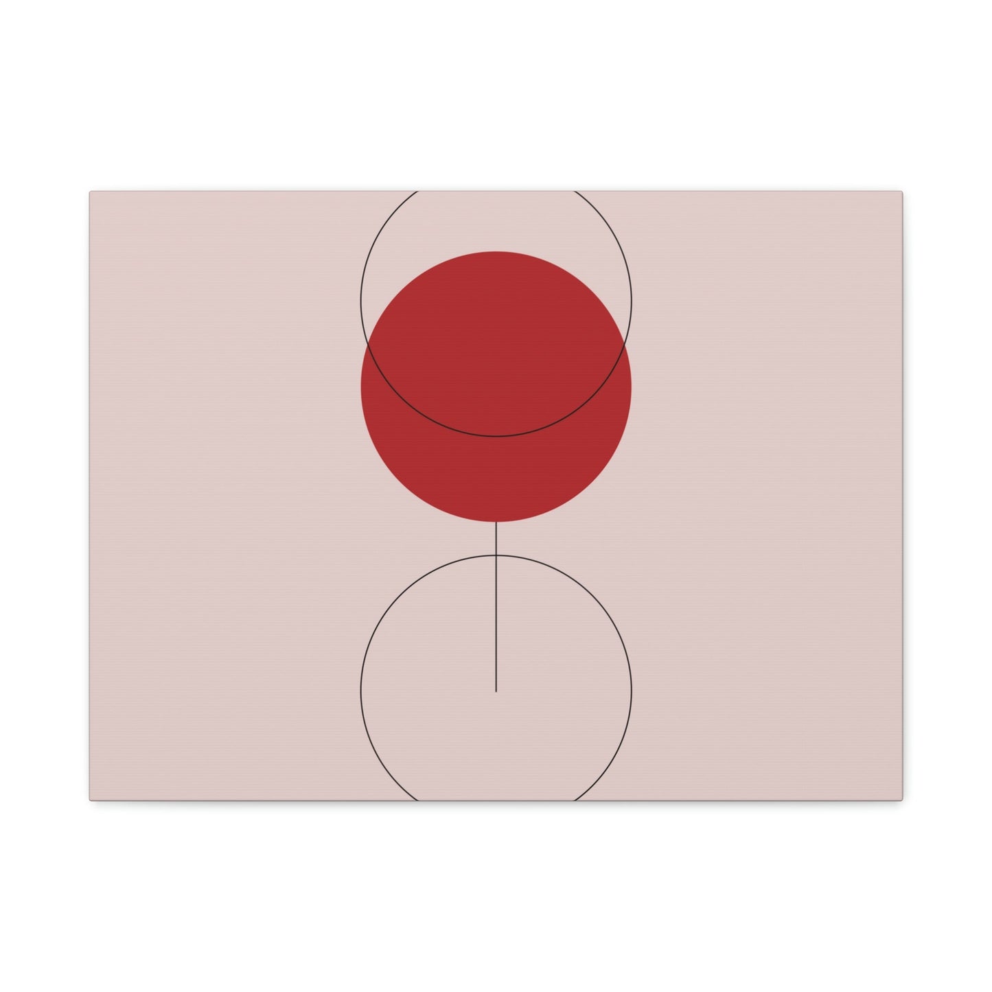 Red Wine Glass Minimal Art Aesthetic Classic Canvas Gallery Wraps Ichaku [Perfect Gifts Selection]