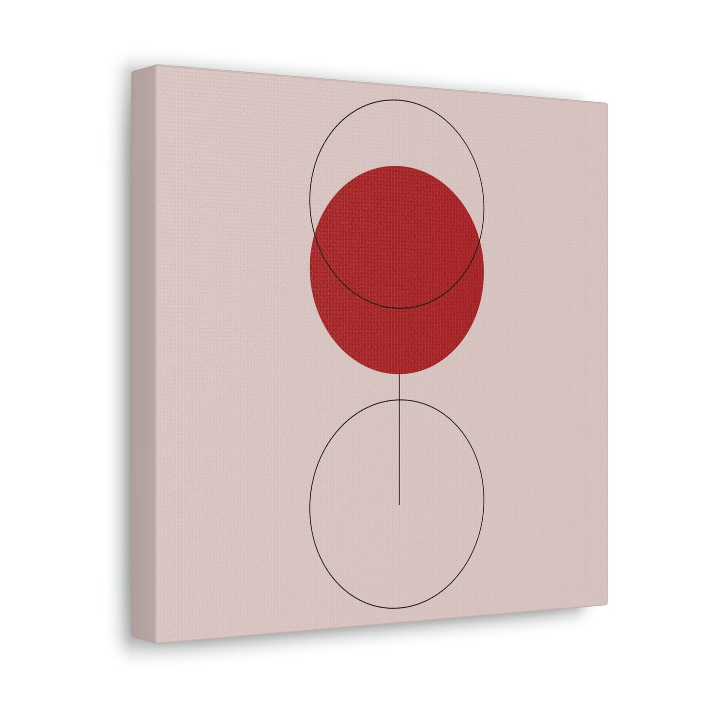 Red Wine Glass Minimal Art Aesthetic Classic Canvas Gallery Wraps Ichaku [Perfect Gifts Selection]