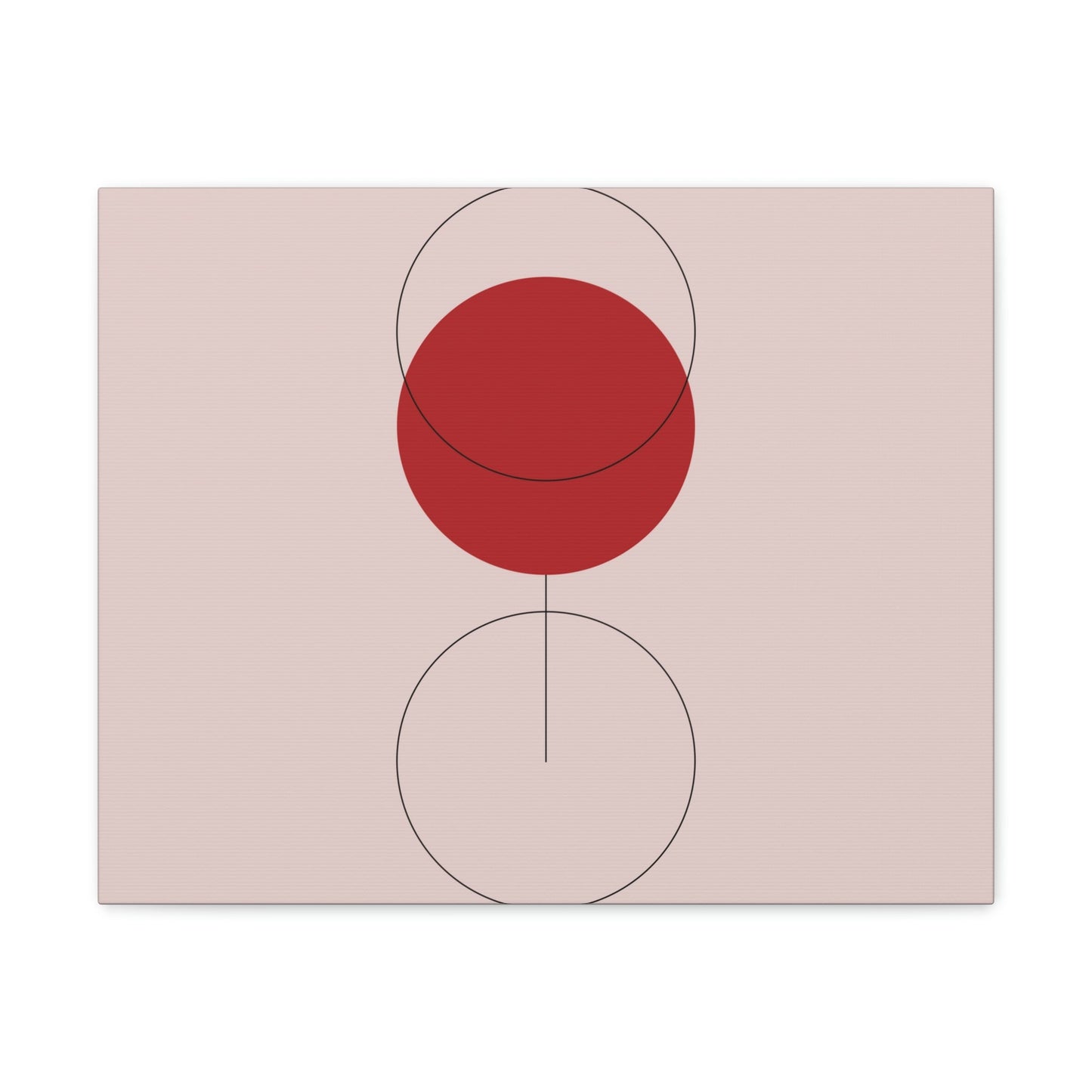 Red Wine Glass Minimal Art Aesthetic Classic Canvas Gallery Wraps Ichaku [Perfect Gifts Selection]