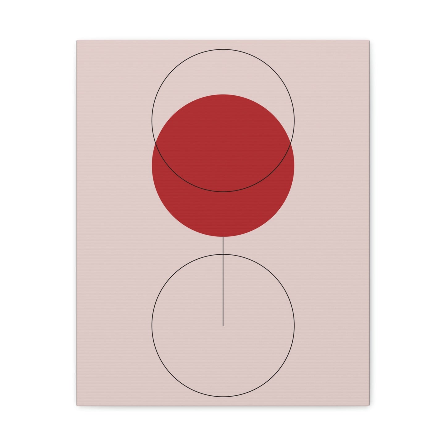 Red Wine Glass Minimal Art Aesthetic Classic Canvas Gallery Wraps Ichaku [Perfect Gifts Selection]