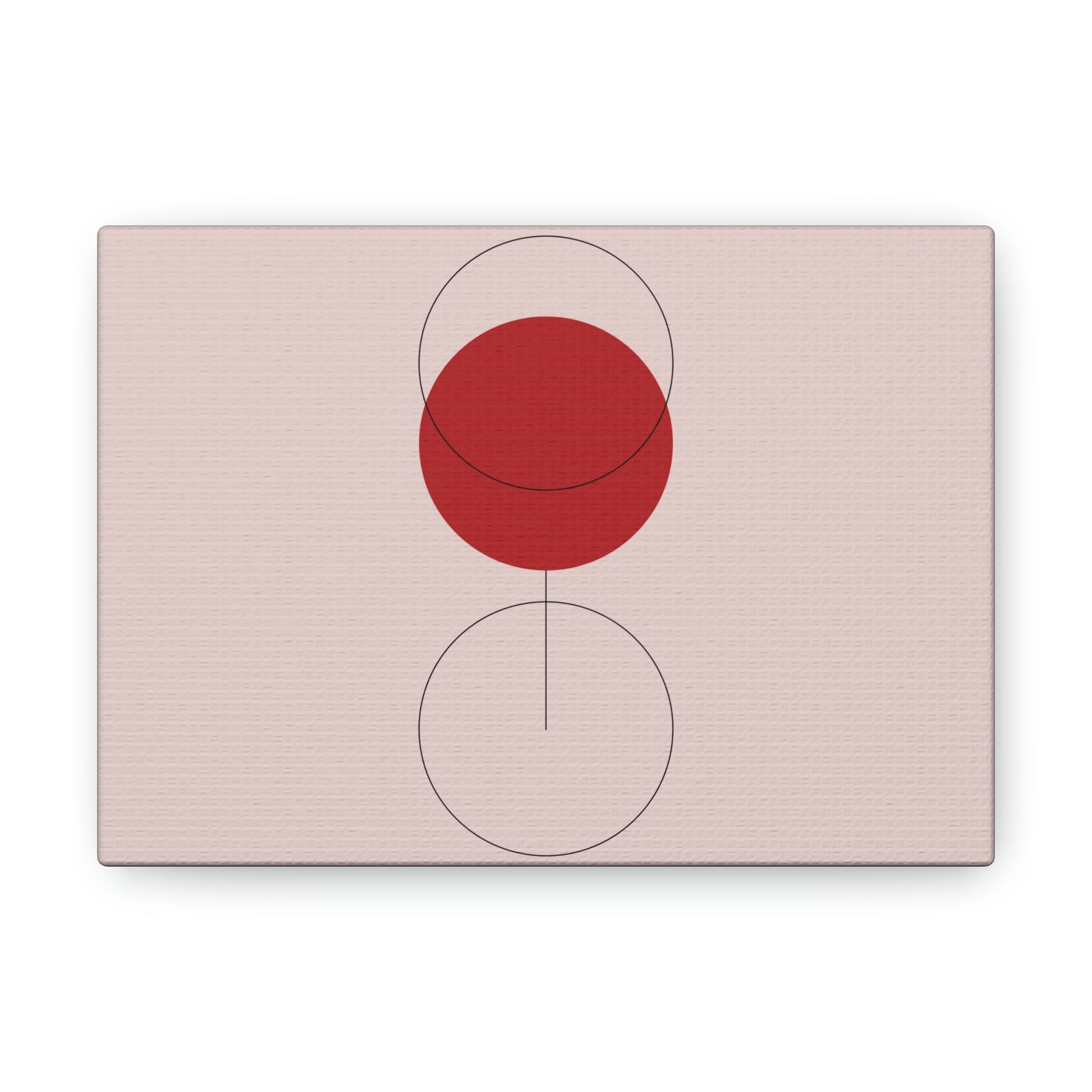 Red Wine Glass Minimal Art Aesthetic Classic Canvas Gallery Wraps Ichaku [Perfect Gifts Selection]