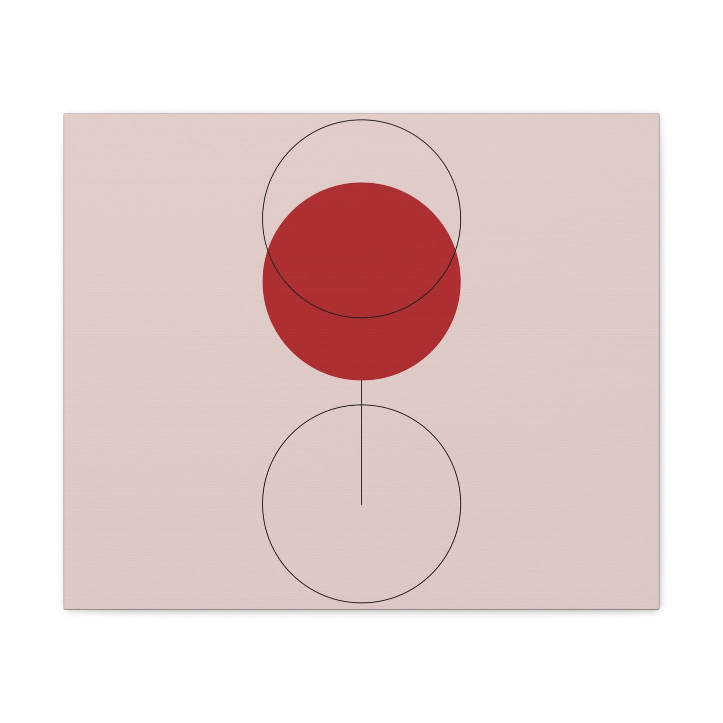 Red Wine Glass Minimal Art Aesthetic Classic Canvas Gallery Wraps Ichaku [Perfect Gifts Selection]