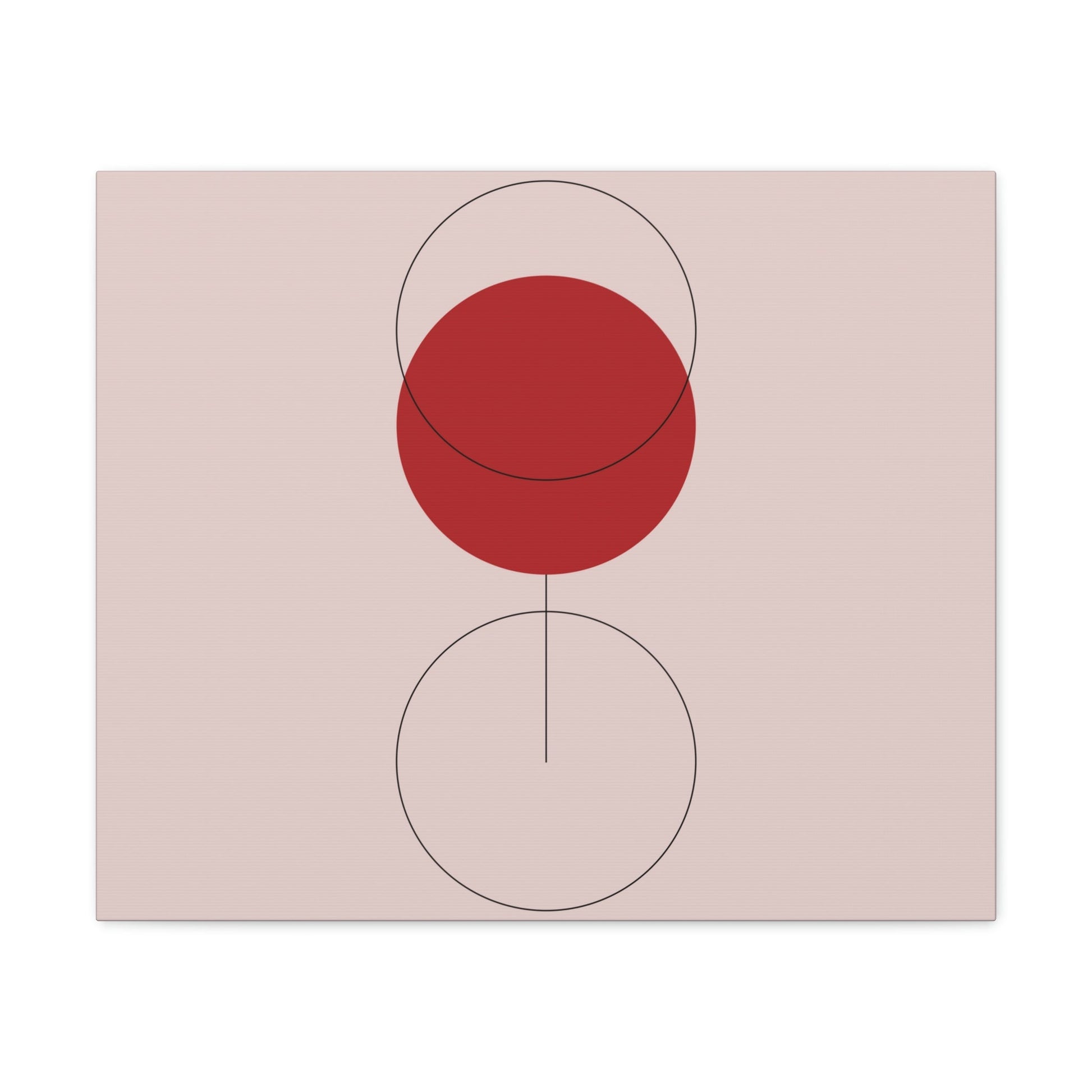 Red Wine Glass Minimal Art Aesthetic Classic Canvas Gallery Wraps Ichaku [Perfect Gifts Selection]