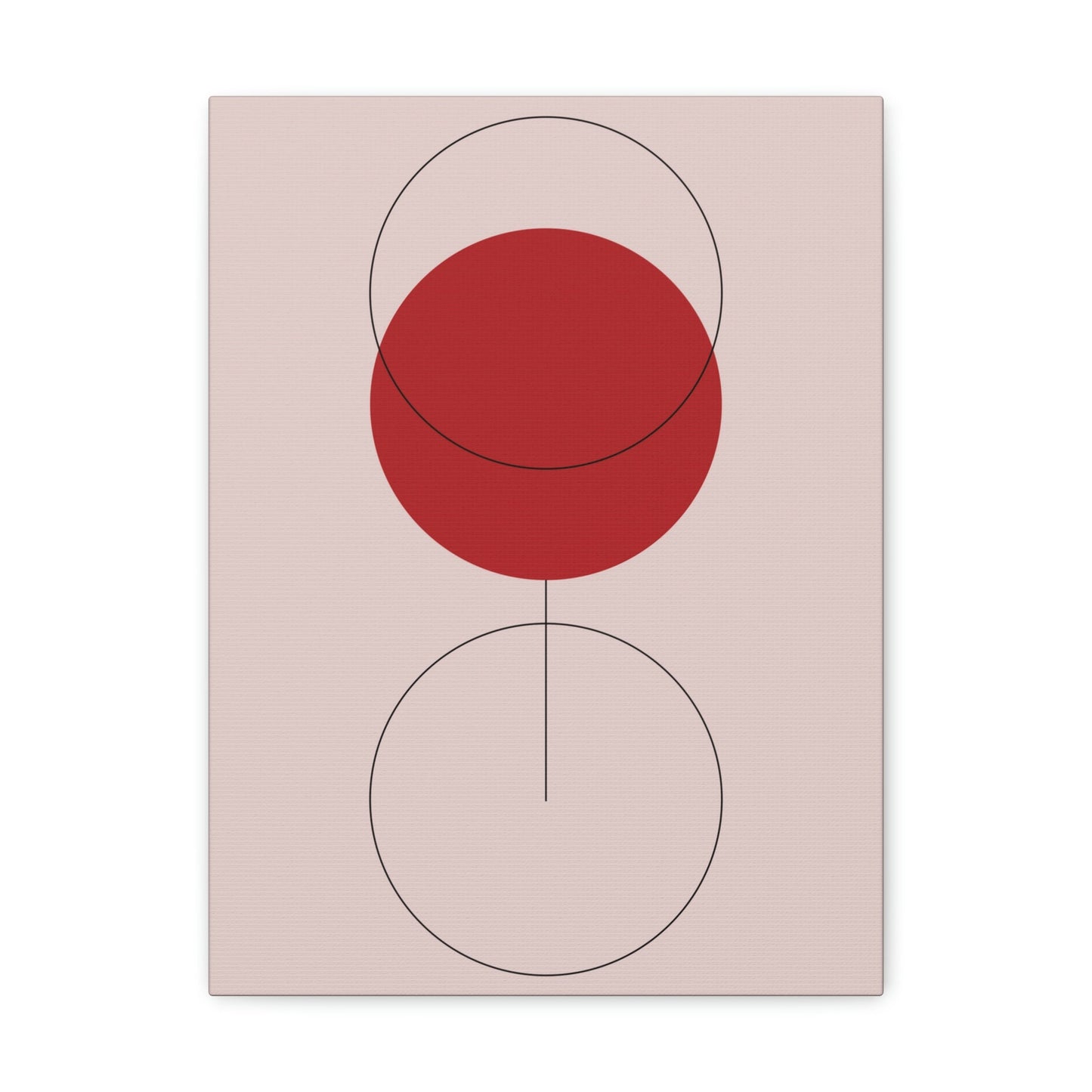 Red Wine Glass Minimal Art Aesthetic Classic Canvas Gallery Wraps Ichaku [Perfect Gifts Selection]