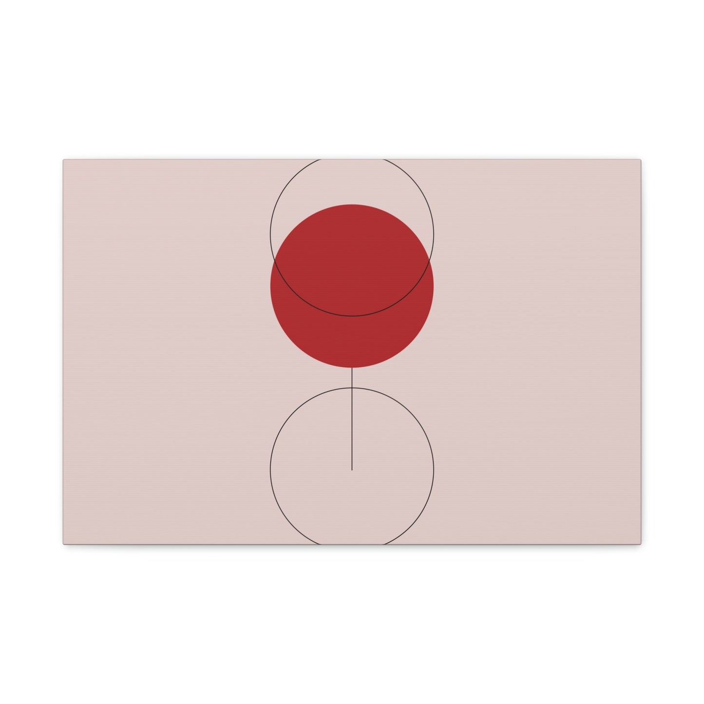 Red Wine Glass Minimal Art Aesthetic Classic Canvas Gallery Wraps Ichaku [Perfect Gifts Selection]