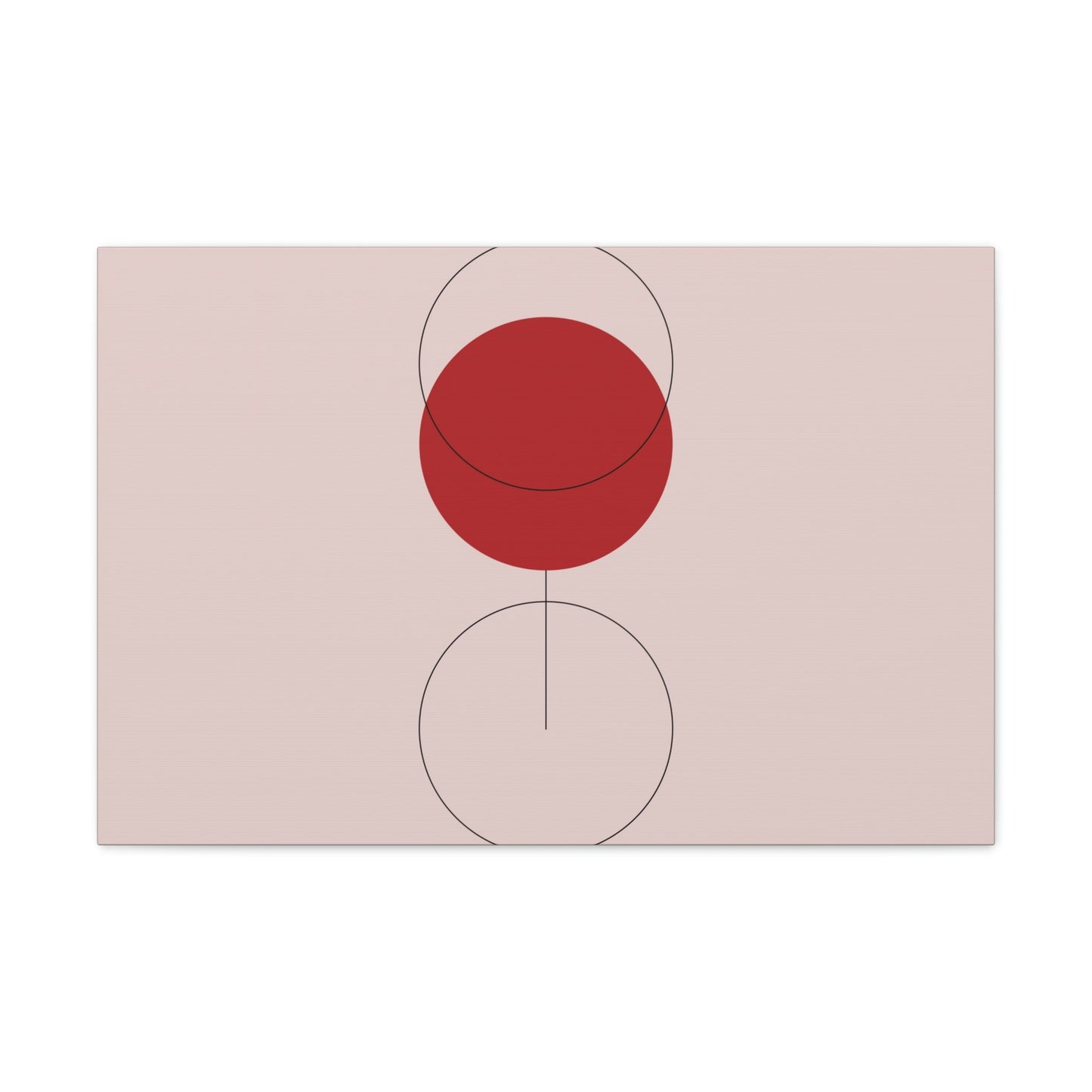 Red Wine Glass Minimal Art Aesthetic Classic Canvas Gallery Wraps Ichaku [Perfect Gifts Selection]