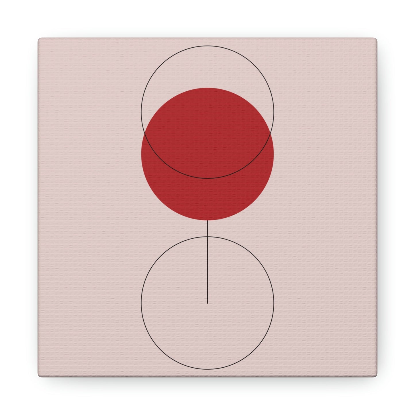 Red Wine Glass Minimal Art Aesthetic Classic Canvas Gallery Wraps Ichaku [Perfect Gifts Selection]