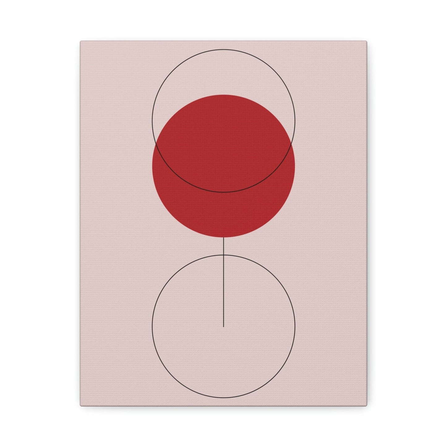 Red Wine Glass Minimal Art Aesthetic Classic Canvas Gallery Wraps Ichaku [Perfect Gifts Selection]