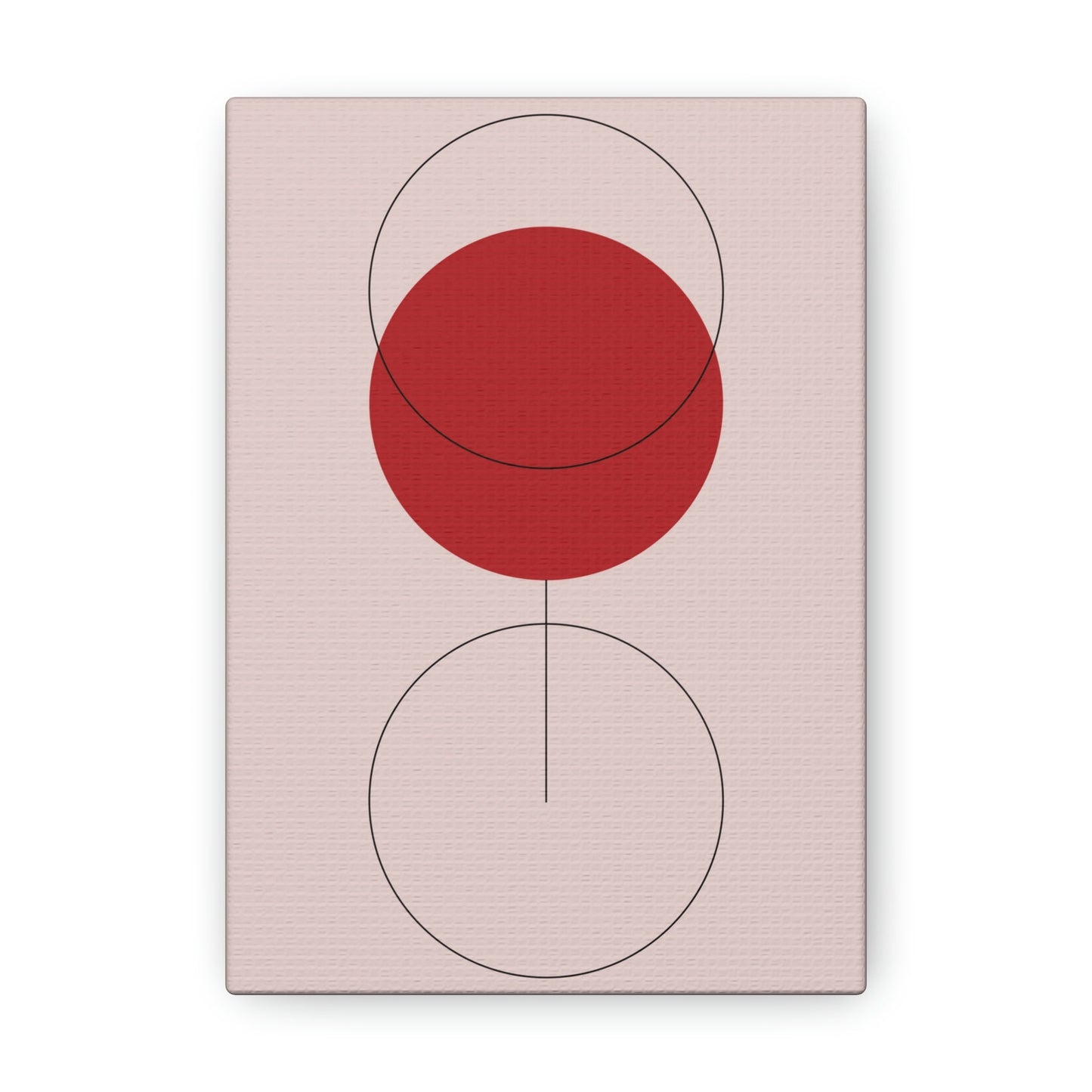 Red Wine Glass Minimal Art Aesthetic Classic Canvas Gallery Wraps Ichaku [Perfect Gifts Selection]