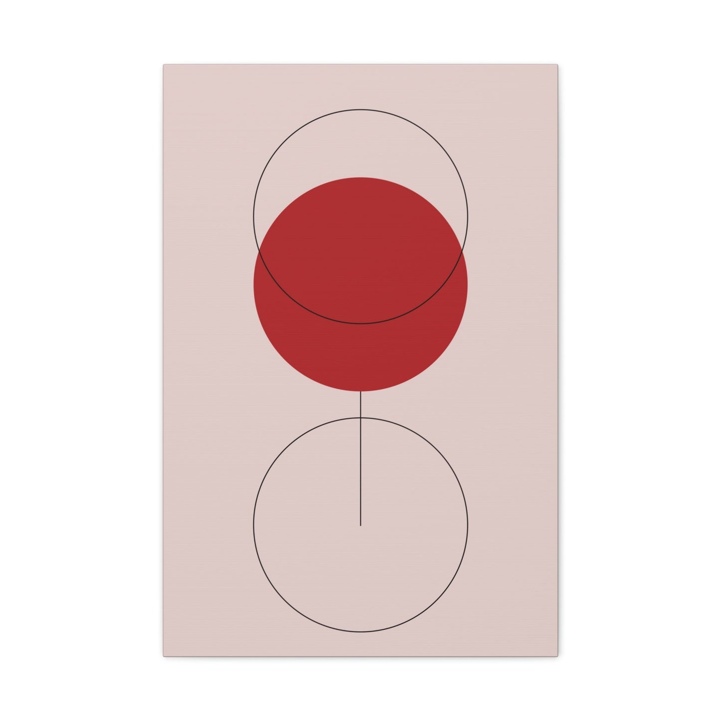 Red Wine Glass Minimal Art Aesthetic Classic Canvas Gallery Wraps Ichaku [Perfect Gifts Selection]