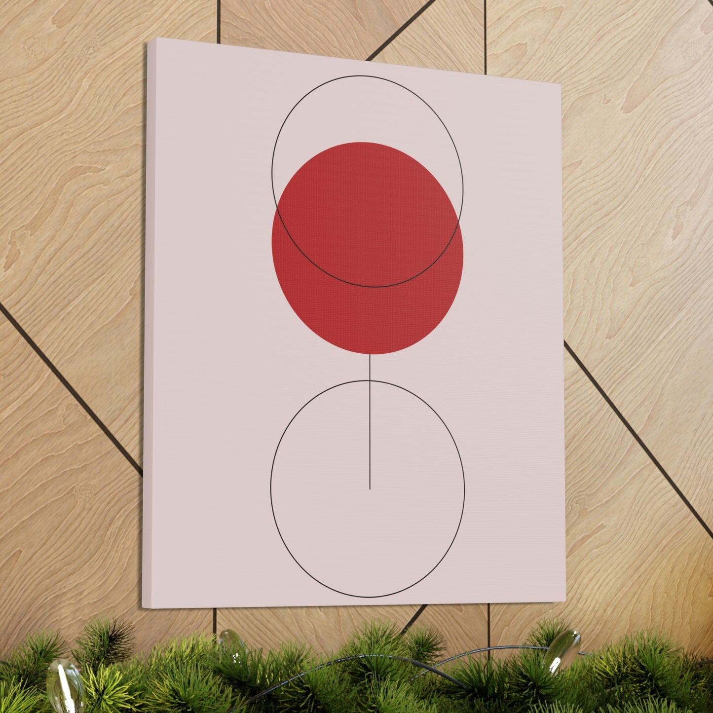 Red Wine Glass Minimal Art Aesthetic Classic Canvas Gallery Wraps Ichaku [Perfect Gifts Selection]