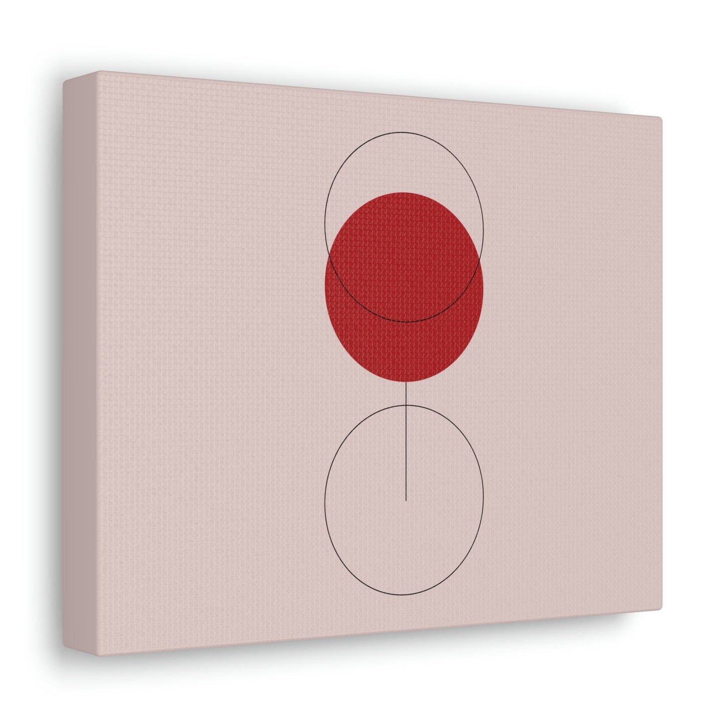 Red Wine Glass Minimal Art Aesthetic Classic Canvas Gallery Wraps Ichaku [Perfect Gifts Selection]