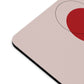 Red Wine Glass Minimal Art Aesthetic Ergonomic Non-slip Creative Design Mouse Pad Ichaku [Perfect Gifts Selection]