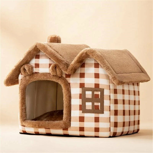 Removable Roof Plush Pet House Ichaku [Perfect Gifts Selection]