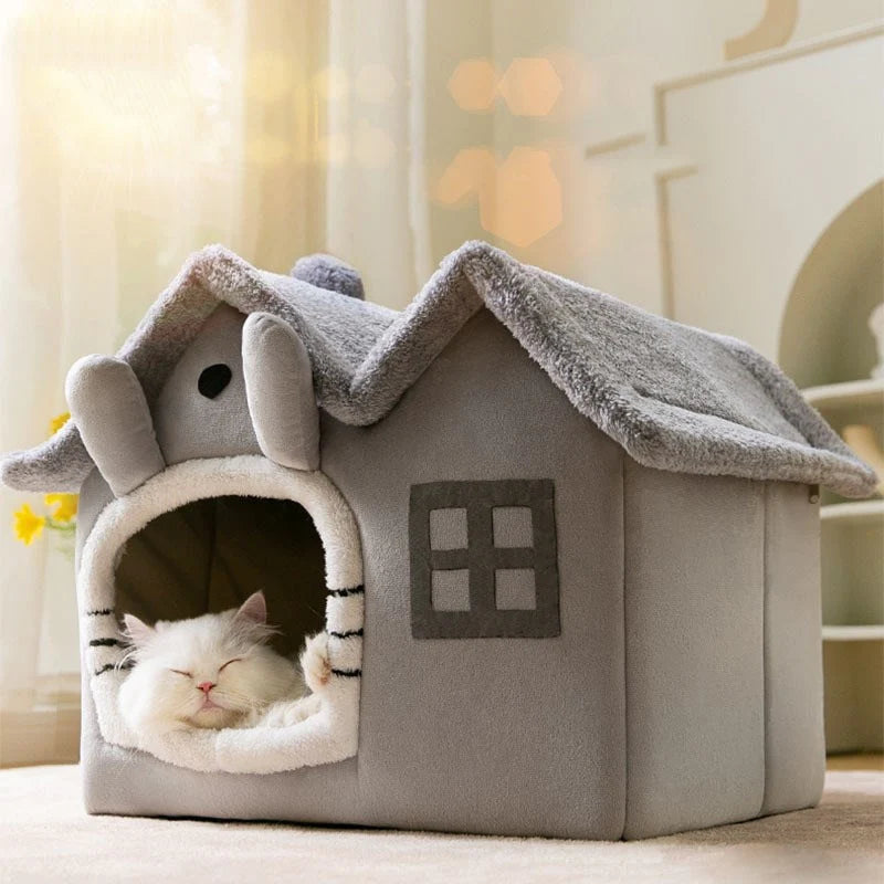 Removable Roof Plush Pet House Ichaku [Perfect Gifts Selection]