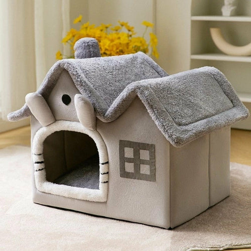 Removable Roof Plush Pet House Ichaku [Perfect Gifts Selection]