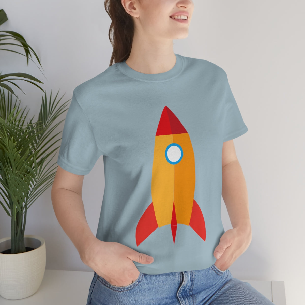 Rocket Launch Space Shuttle Kids Unisex Jersey Short Sleeve T-Shirt Ichaku [Perfect Gifts Selection]