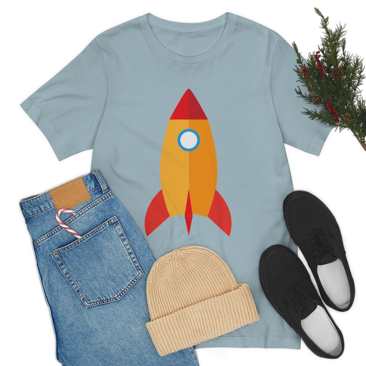 Rocket Launch Space Shuttle Kids Unisex Jersey Short Sleeve T-Shirt Ichaku [Perfect Gifts Selection]