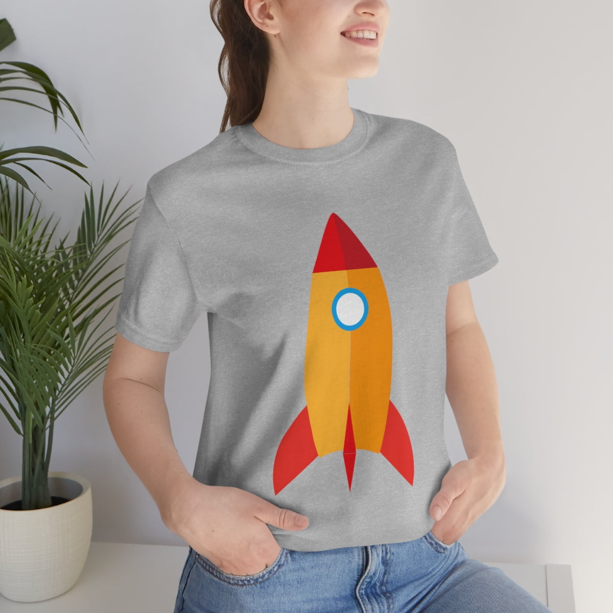 Rocket Launch Space Shuttle Kids Unisex Jersey Short Sleeve T-Shirt Ichaku [Perfect Gifts Selection]