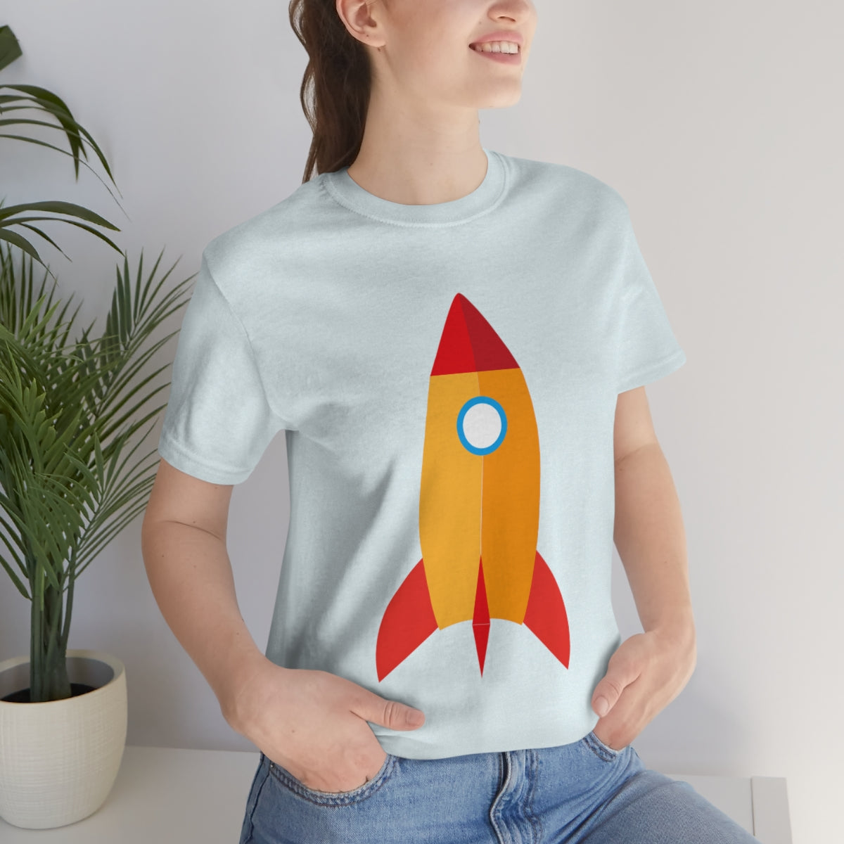 Rocket Launch Space Shuttle Kids Unisex Jersey Short Sleeve T-Shirt Ichaku [Perfect Gifts Selection]