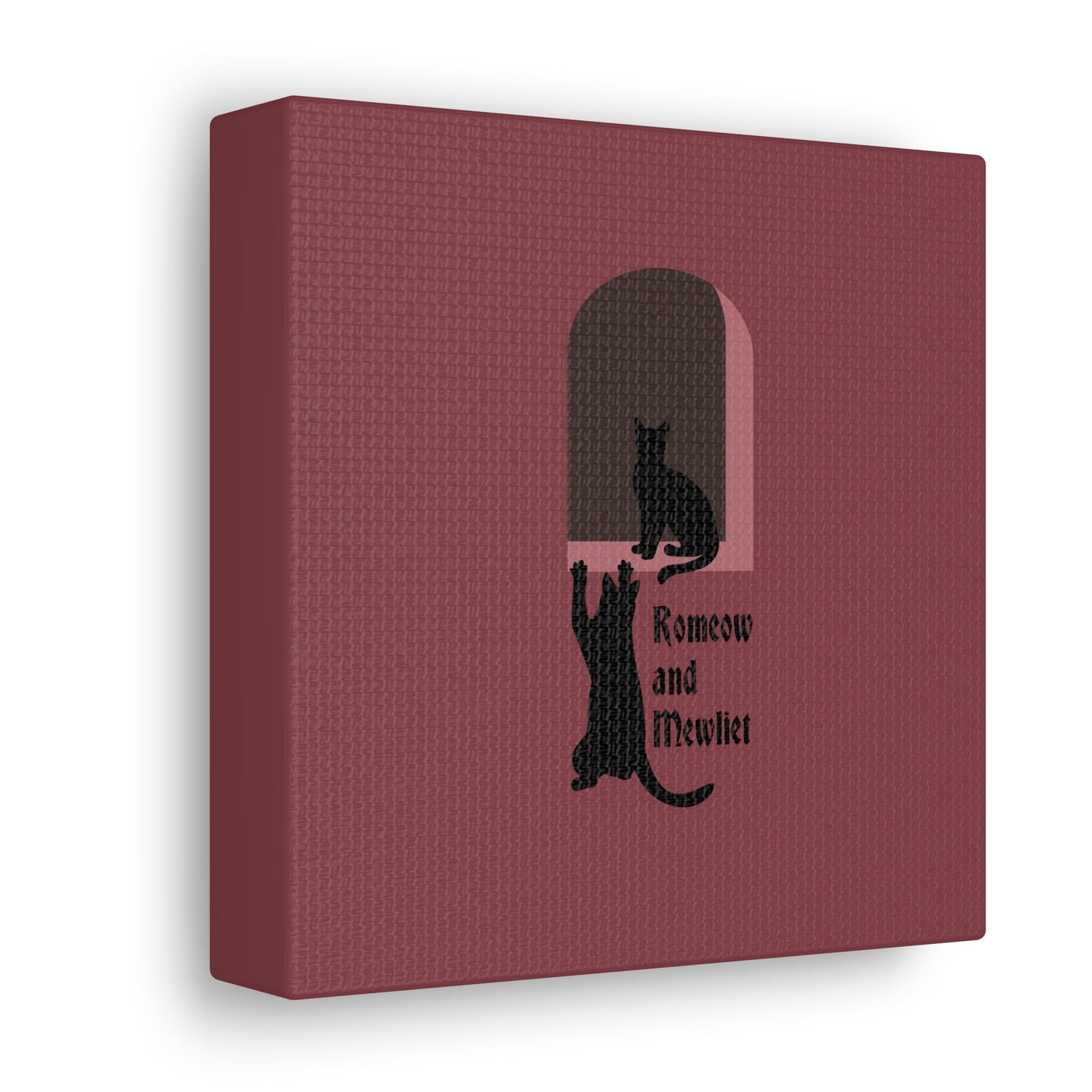 Romeow and Mewliet. William Shakespeare Romeo And Juliet Black Cat Lovers Aesthetic Classic Art Canvas Gallery Wraps Ichaku [Perfect Gifts Selection]