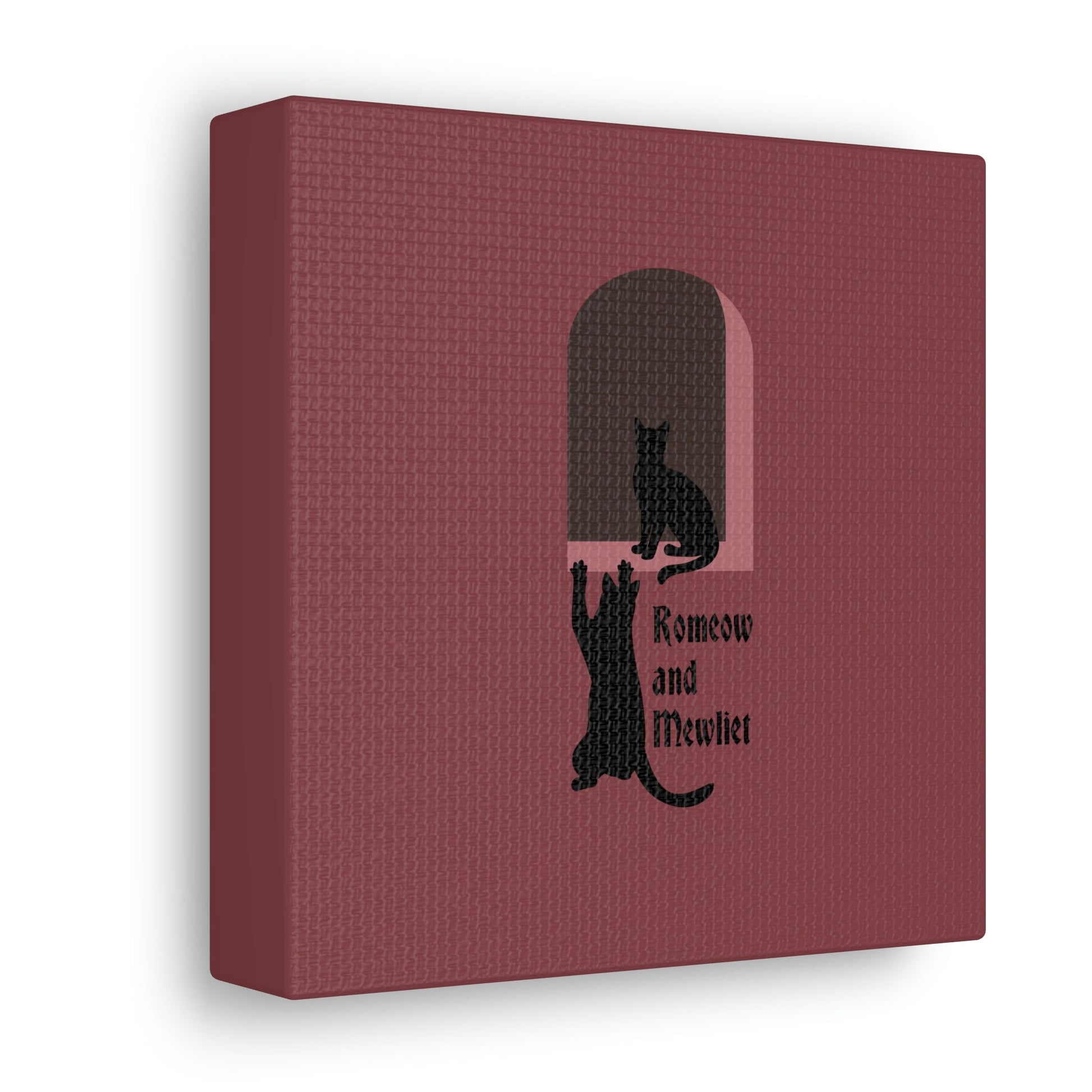 Romeow and Mewliet. William Shakespeare Romeo And Juliet Black Cat Lovers Aesthetic Classic Art Canvas Gallery Wraps Ichaku [Perfect Gifts Selection]