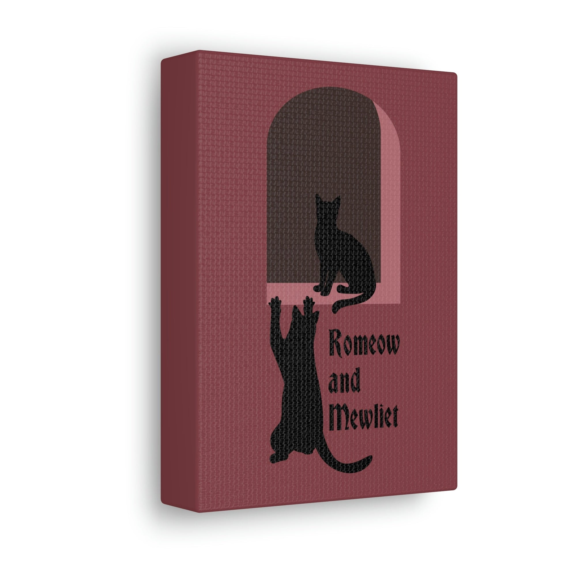 Romeow and Mewliet. William Shakespeare Romeo And Juliet Black Cat Lovers Aesthetic Classic Art Canvas Gallery Wraps Ichaku [Perfect Gifts Selection]