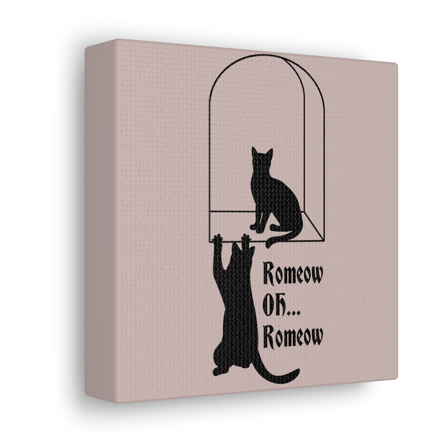 Romeow ang Mewliet Lovestory Valentine`s day Cat Lovers Aesthetic Classic Art Canvas Gallery Wraps Ichaku [Perfect Gifts Selection]