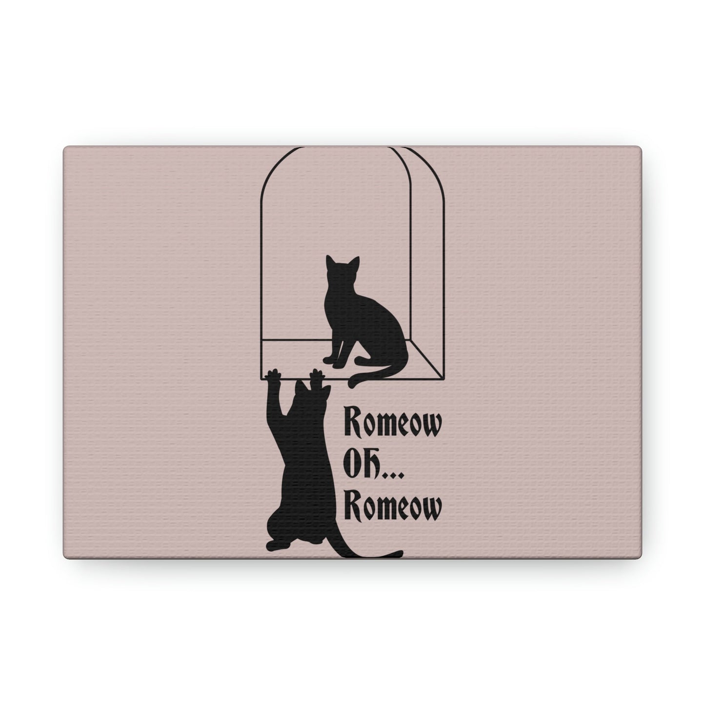 Romeow ang Mewliet Lovestory Valentine`s day Cat Lovers Aesthetic Classic Art Canvas Gallery Wraps Ichaku [Perfect Gifts Selection]