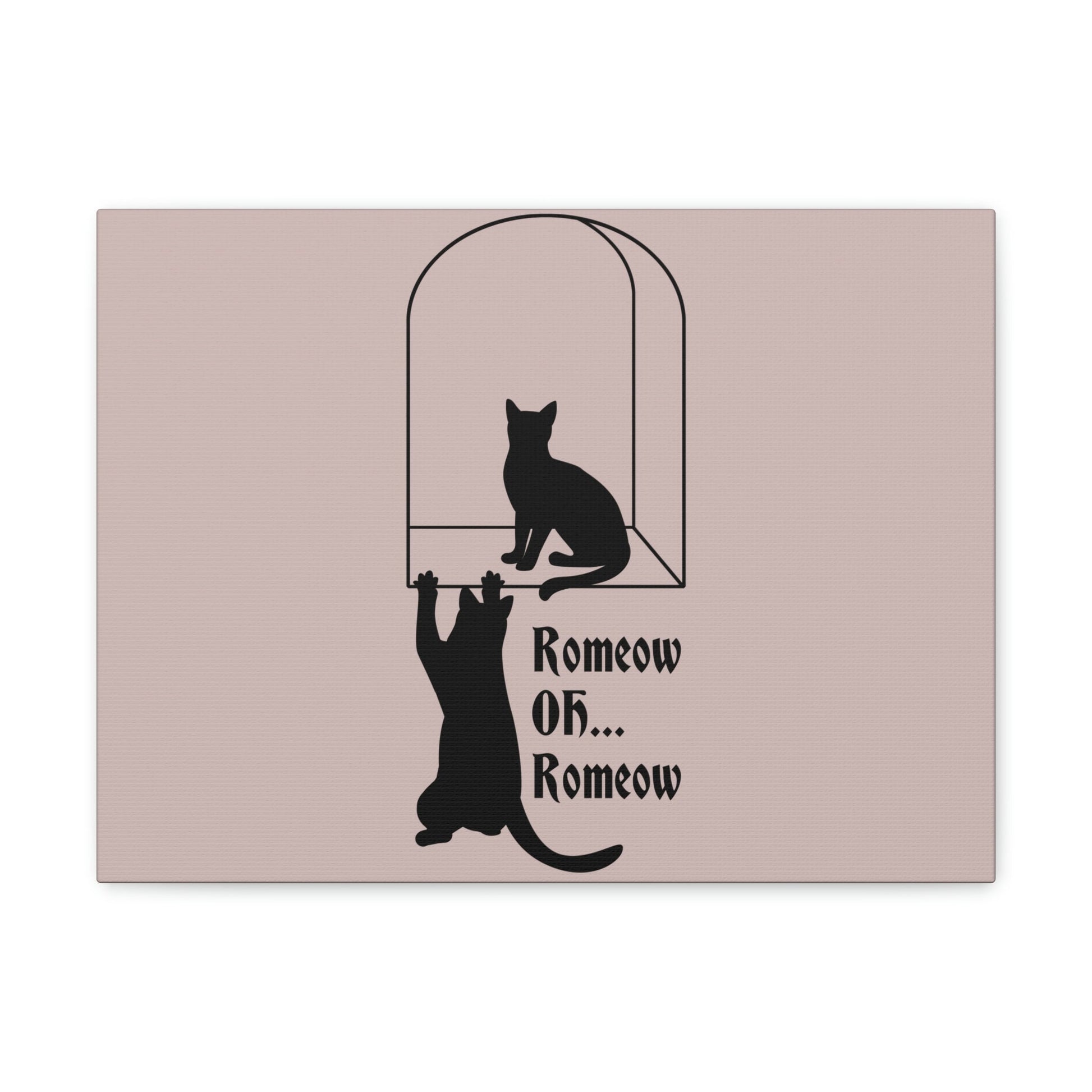 Romeow ang Mewliet Lovestory Valentine`s day Cat Lovers Aesthetic Classic Art Canvas Gallery Wraps Ichaku [Perfect Gifts Selection]