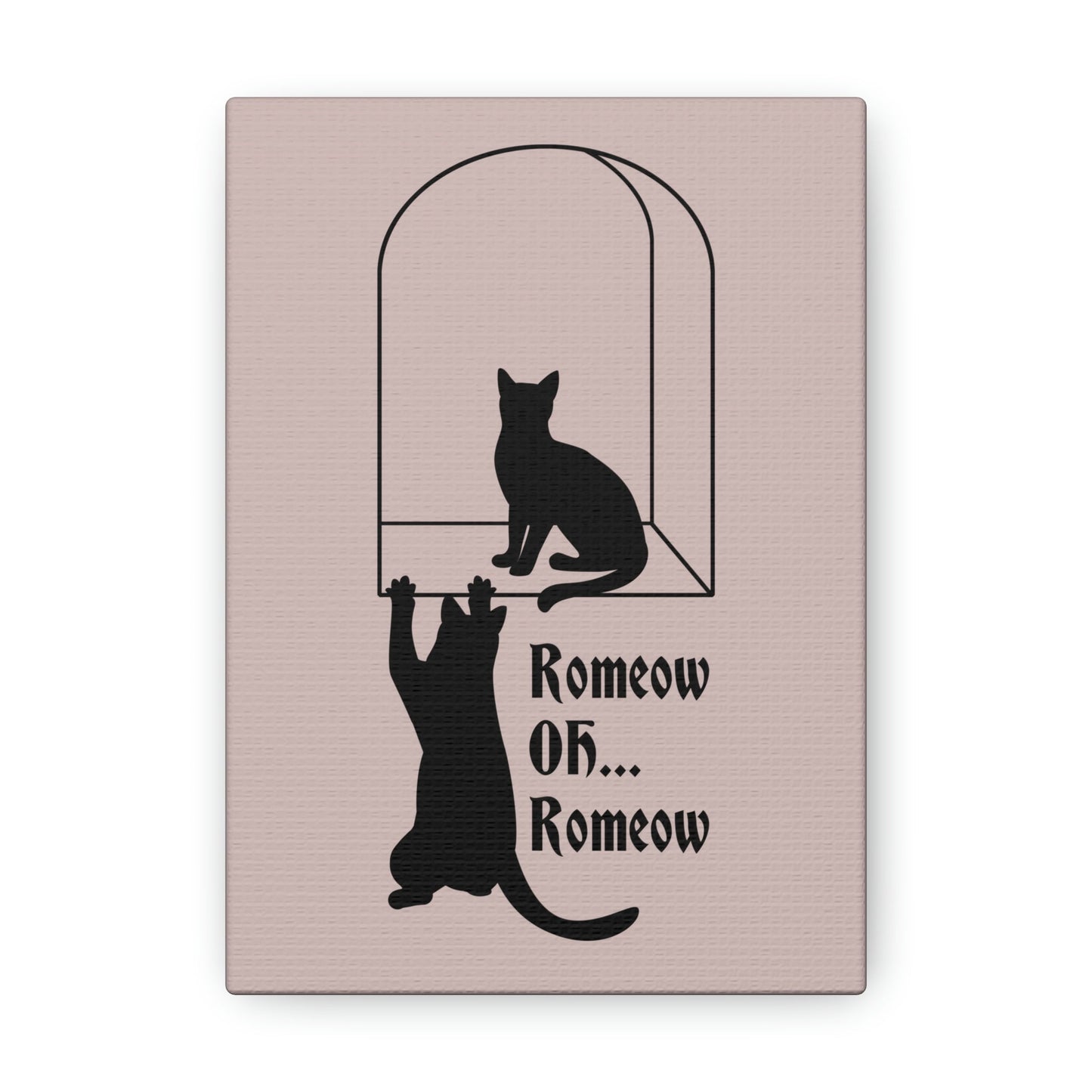 Romeow ang Mewliet Lovestory Valentine`s day Cat Lovers Aesthetic Classic Art Canvas Gallery Wraps Ichaku [Perfect Gifts Selection]